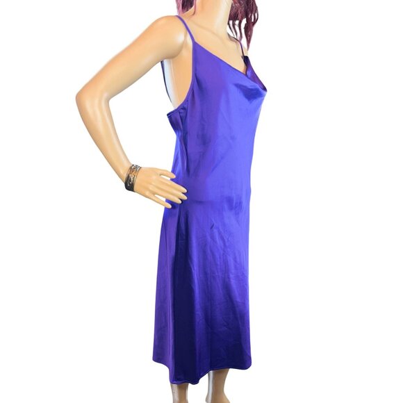 (5 for $25)Forever 21 Satin Slip Dress in Purple Size Small NWT - Picture 2 of 8